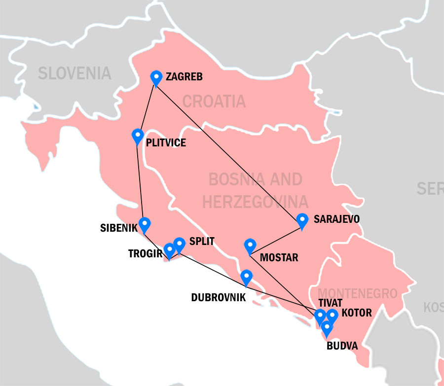 Bosnia-Croatia-Montenegro-tour