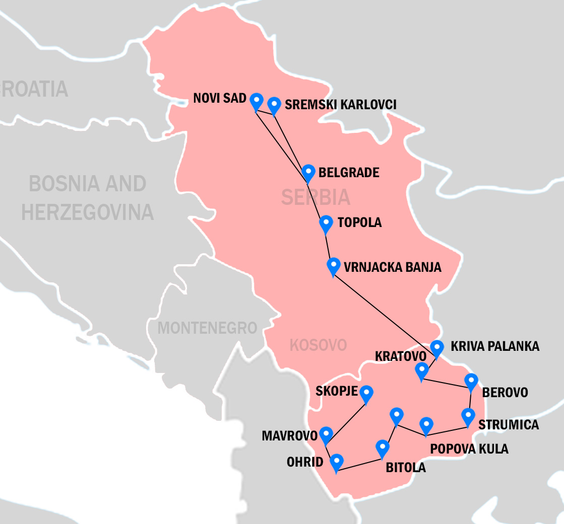 Macedonia and Serbia